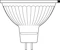 osram lamput Kohdelamppu parathom mr16 35 36 3,8w/830 gu5.3