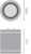 ledvance Alasvalo dl sf ip65 dn90 15w/840 36d bk