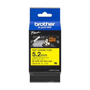 brother Tarrakasetti brother kutiste 5,2mm musta, keltainen hse611e