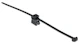 hellermanntyton Kaapelikiinnike edgeclip t50rosec4b 4,6x200 mus 100kpl