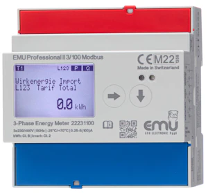 emu electronic ag Energiamittari din koka 3v, 100a, mid, modbus