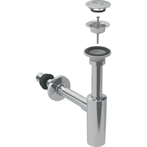geberit Pullovesilukko geberit 1 1/4x32mm täydel. seinä kromi