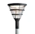 hide-a-lite Pylväsval. pave post deco ii ip65 ik10 2580lm 3k/4k ant