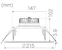 hide-a-lite Alasvalo echo 215 ip44 1870lm 3/4/5,7k da2 w