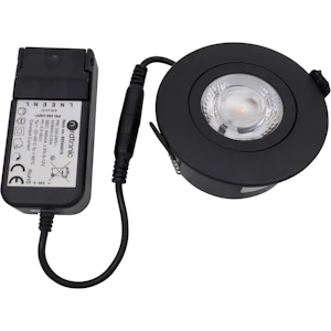 nordtronic Alasvalo lp flexible g2 ip44 460lm 6w 3k bk r