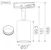 hide-a-lite Spotlight focus gu10 1-f svart