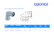 uponor Ht-muhvikulma uponor 50x88,5 pp