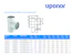 uponor Db haarayhde decibel 50x50x88,5 pp