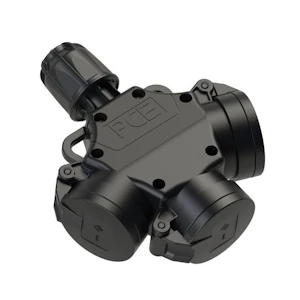 onnline Jatkopistorasia onnline 3-os 16a maadoitettu ip44 must