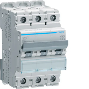 hager Minibrytare ind d-kar 10ka 32a 3-
