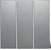 hager Vippa trippel s.1 silver