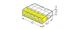 wago Rasialiitin wago 2273-205 5-nap, kel (100kpl)