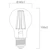 sylvania Vakiolamppu toledo platinum gls a60 4w e27 827 840lm cl