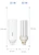 philips Led pistokantalamppu gx24q-3 830 32=15w plt 4p hf