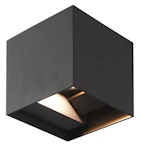 SEINÄ/KATTOVALAISIN ULKO IINA 2X5W MUSTA 3000K