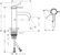 hansgrohe Pesuallashana hansgrohe 73317670 tecturis s 110 must