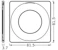 ledvance Mekaaninen lisätarvike spot sp cbo ring fix square wt