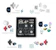 shelly Kosketusnäyttö shelly wall display musta