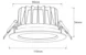 arten Alasvalo nova deep ip44 1100lm 10w 4k da ugr19 mu
