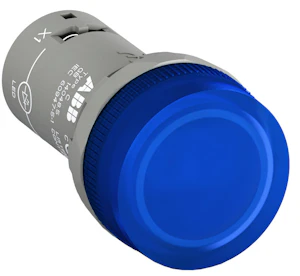 abb Merkkivalokaluste led sininen, 110-130v dc