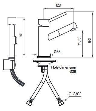 tapwell Pesuallashana tapwell bi069 bide copper