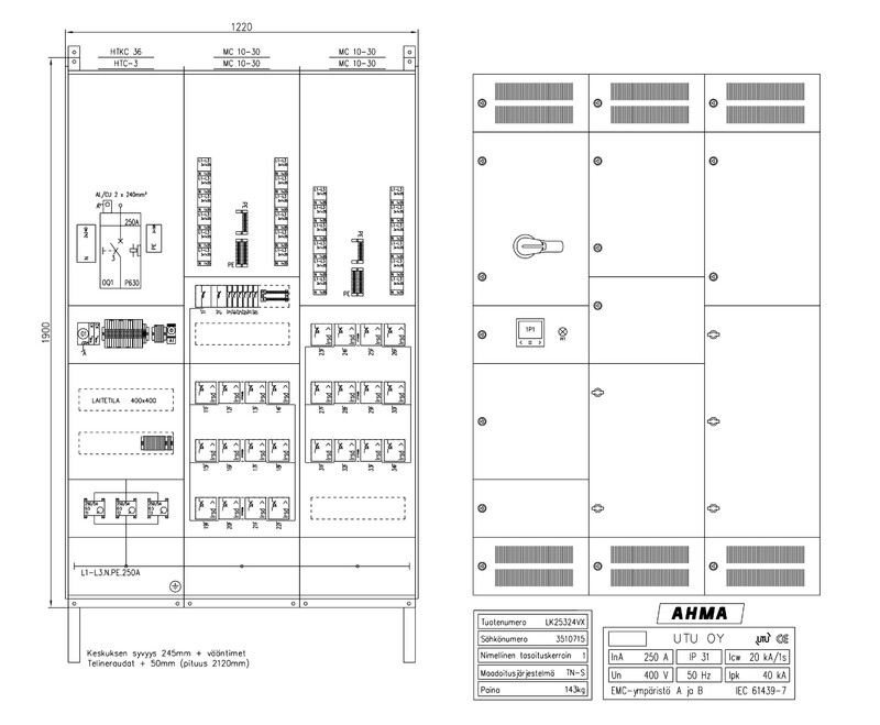 utu Latausasemakeskus ahma lk25324vx