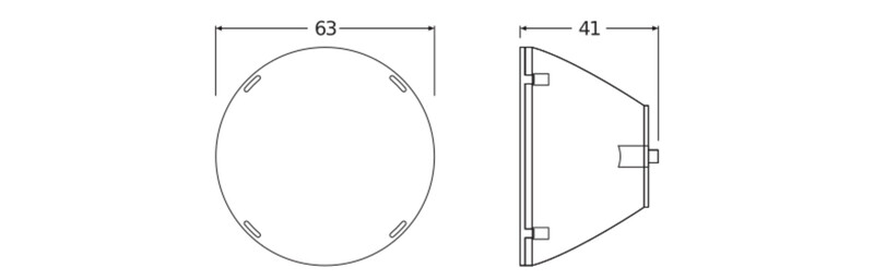 ledvance Optinen lisätarvike tracklight tr sp reflector 20w 36d