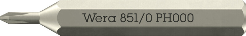 RUUVAUSKÄRKI WERA 851/0 MICRO BITS-KÄRKI PH 000