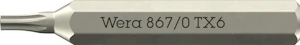 wera Ruuvauskärki wera 867/0 micro bits-kärki tx 6