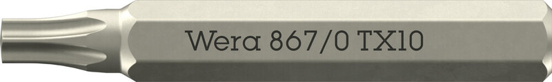 RUUVAUSKÄRKI WERA 867/0 MICRO BITS-KÄRKI TX 10