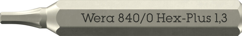 RUUVAUSKÄRKI WERA 840/0 MICRO BITS-KÄRKI HEX 1,3