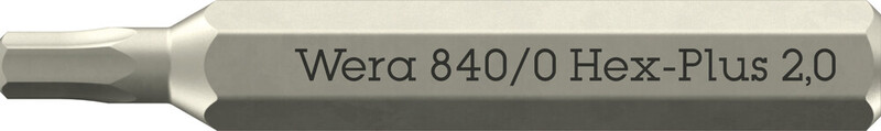 RUUVAUSKÄRKI WERA 840/0 MICRO BITS-KÄRKI HEX 2,0