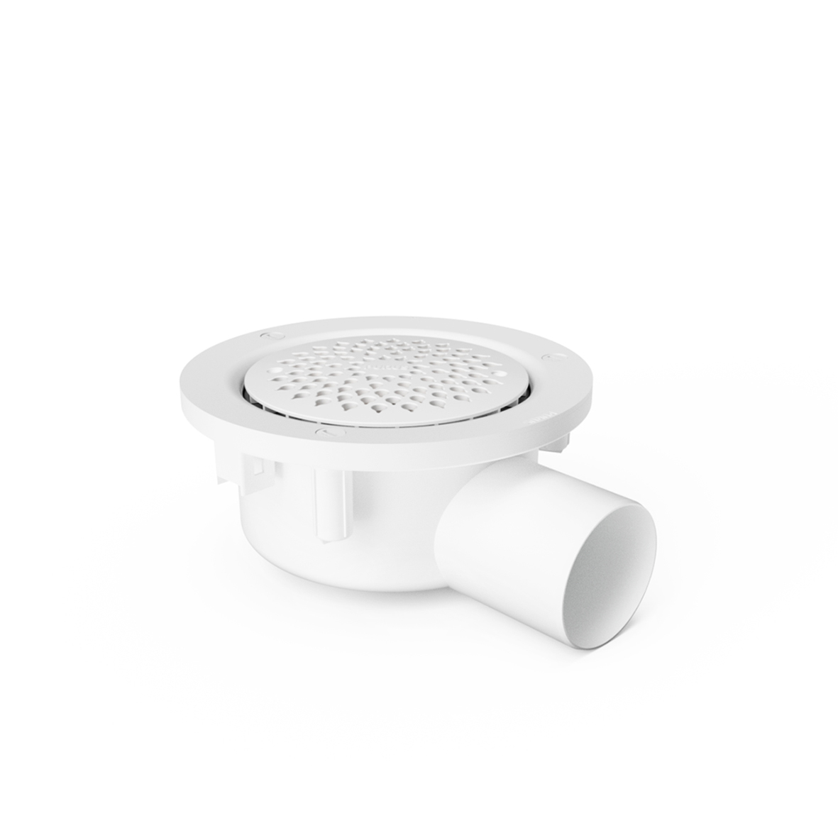 GOLVBRUNN NJORD 75 SIDA SIDOUTLOPP 150MM VIT
