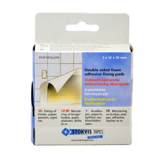 stokvis tapes Tarratyynyrasia 1 x 12mm x 25mm 100kpl