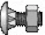 wibe Skruvsats w38p skruv+mutter