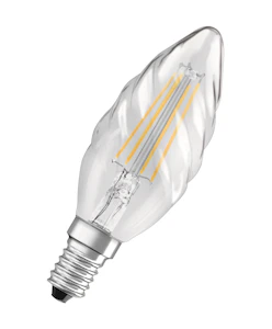 osram Led kron 40 klar 827 e14