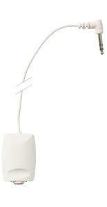elko E5504504 3-polig 6,3 mm telepropp. vit
