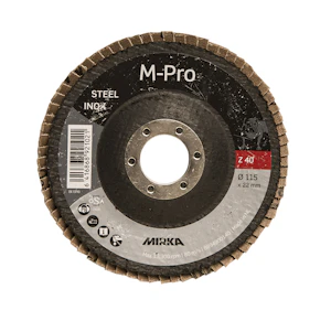 mirka Lamellilaikka mirka m-pro 115x22mm inox zir lasikuitu 40