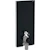geberit Asennusteline wc geberit monolit+ musta 114cm floor wc