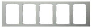 schneider electric Peitelevy elko plus 5-kehys 2-pr alu./metalli