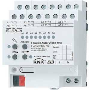 ensto Lähtöyksikkö knx intro fca2reghe 2 pv hi t din