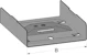 mp bolagen Jatkokappale mp-bolagen mp-344s 200mm levyhylly 200s