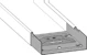 mp bolagen Jatkokappale mp-bolagen mp-344s 200mm levyhylly 200s
