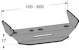 mp bolagen Keskikannatin mp-bolagen mp-556s 300mm levyhyllyille