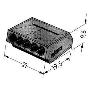 wago Rasialiitin wago 273-105 5-nap,1-2.5 mm2 har