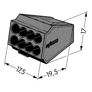 wago Rasialiitin wago 273-103 8-nap,1-2.5 mm2 har