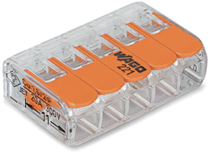 wago Rasialiitin wago 221-415 blister vipu, 5-n 8kpl