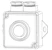 selcast Painike painonappi ip67 2xpk16 e10
