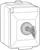 schneider electric Pistorasia artic 1-os lukko ip44 va