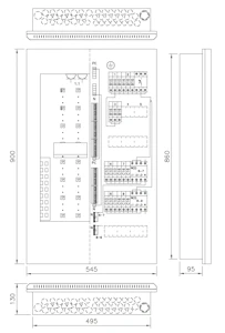 ensto Ryhmäkeskus uppo ensto ehsv555.21u-it